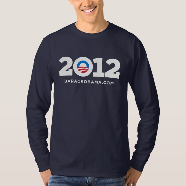 Obama 2012 Shirts Tee (Framsida)