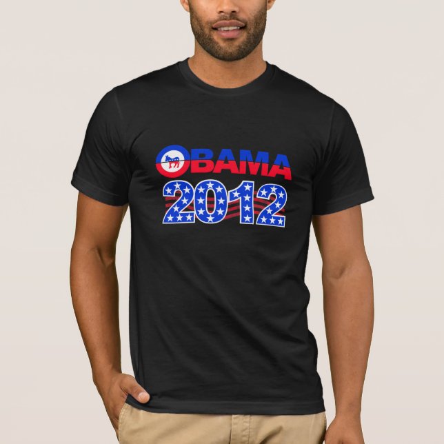 OBAMA 2012-skjorta T Shirt (Framsida)