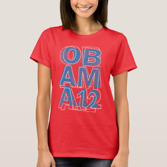 Obama 2012 T Shirt (Framsida)