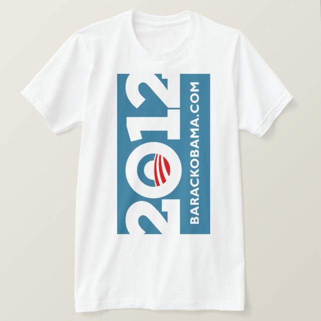 Obama 2012 t shirt (Design framsida)