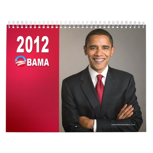 Obama 2012 Upphämtningsbar Keepsakekalender III Kalender (Omslag)