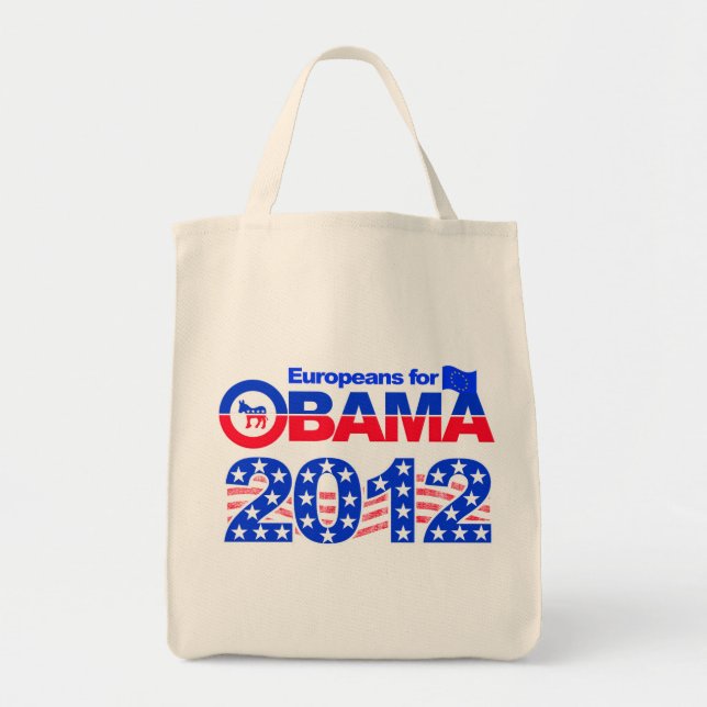 OBAMA 2012-väska Tygkasse (Framsidan)