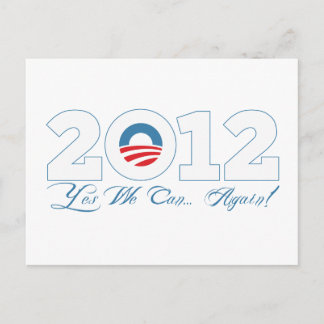 Obama 2012 vykort
