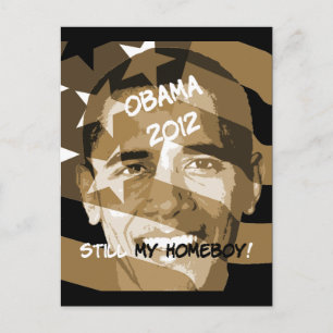 Obama 2012 vykort