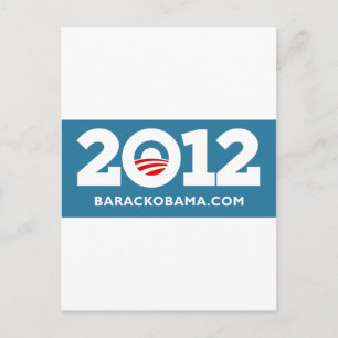 Obama 2012 vykort