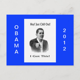 Obama 2012 vykort