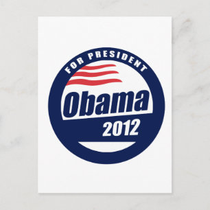Obama 2012 vykort