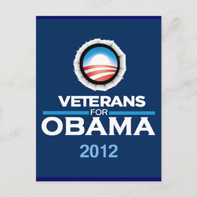 Obama 2012-vykort vykort (Framsida)