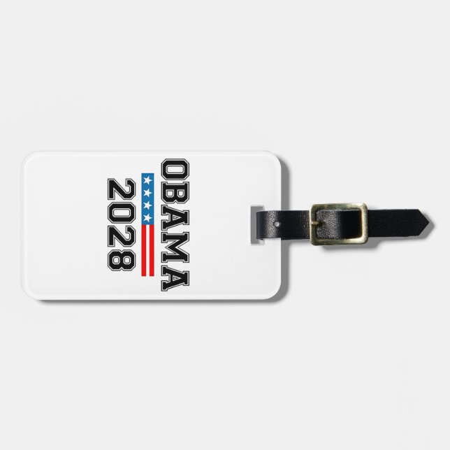 Obama 2028 Demokratival USA Bagagebricka (Horisontell Framsida)