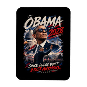 Obama 2028 Eftersom Regler Inte Existerar Längre Magnet