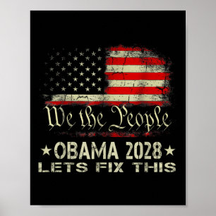 Obama 2028 gör det möjligt för oss i Vintagen att Poster