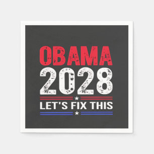 Obama 2028 Låt oss fixa denna demokrati val USA Pappersservett