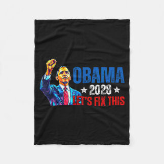 Obama 2028 Låt Oss Fixa Detta Obama 48:e President Fleecefilt