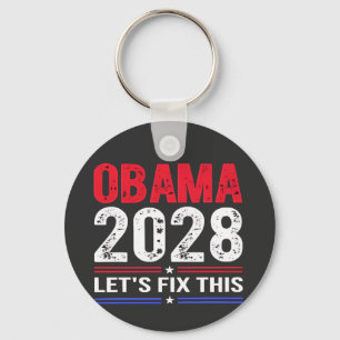 Obama 2028 Låt oss Korrigera detta demokratiska va Nyckelring