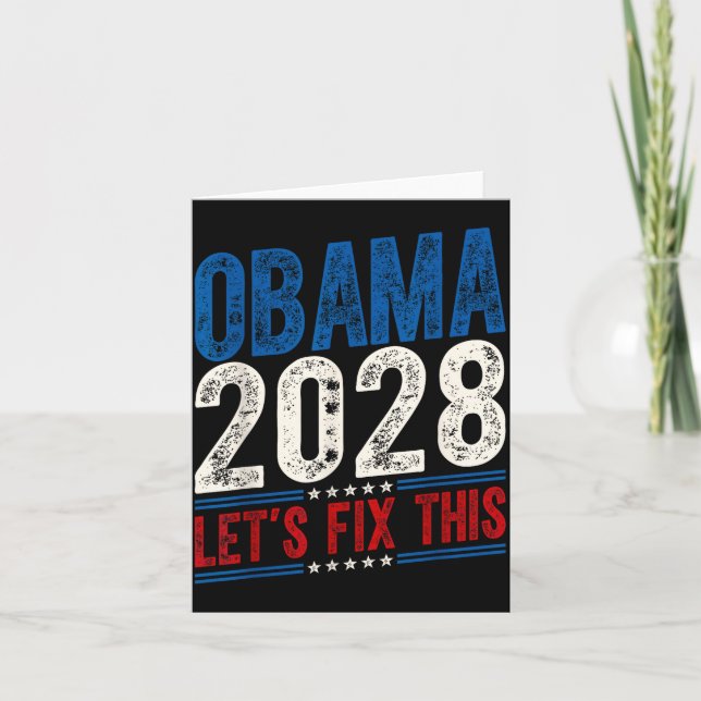 Obama 2028 Let's Fix This Obama 48th President Kort (Framsida)