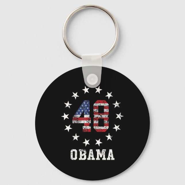 Obama 2028: Obama: president 2028 Nyckelring (Framsida)