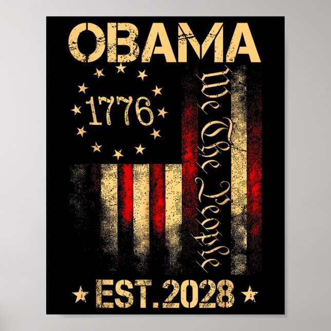 Obama 2028: Obama: president 2028 Poster (Framsidan)