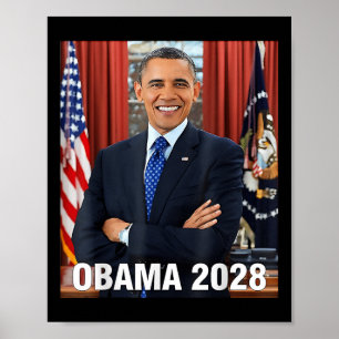 Obama 2028 Shirt Vote Obama mot president 2028 Poster