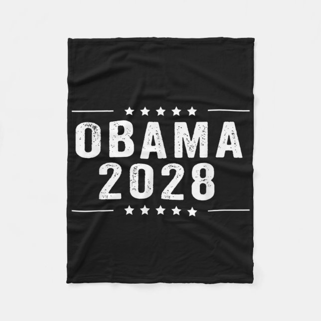 Obama 2028 Tee Fleecefilt (Framsidan)