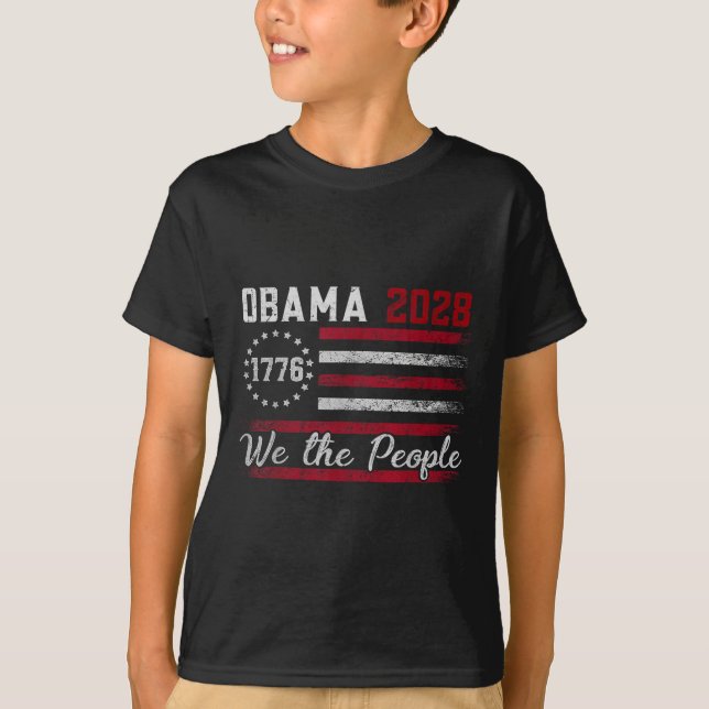 Obama 2028 Tröja Obama För President  (Framsida)