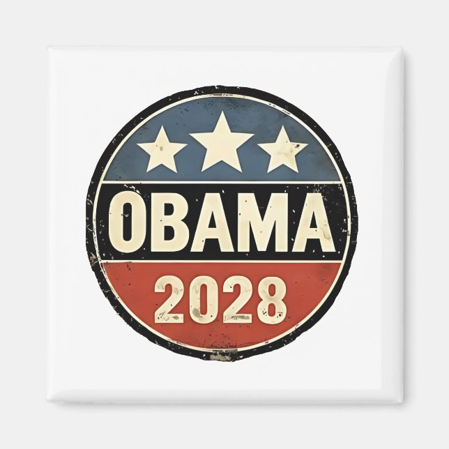 Obama 2028 US Val Politik Magnet (Framsidan)