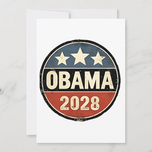 Obama 2028 USA-val Politik Meddelande (Framsida)