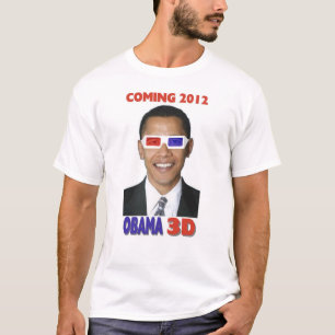 Obama 3D T-tröja T-shirt