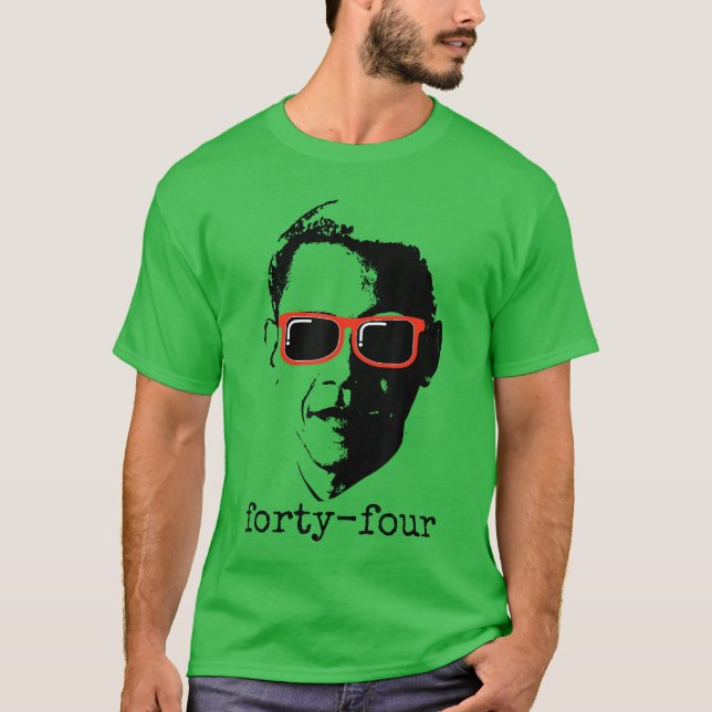 Obama 44 1 t shirt (Framsida)