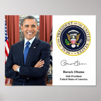 Obama 44:e presidenten Poster