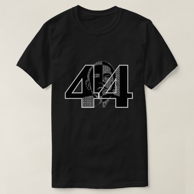 Obama 44:e presidenten T-Shirt (Design framsida)