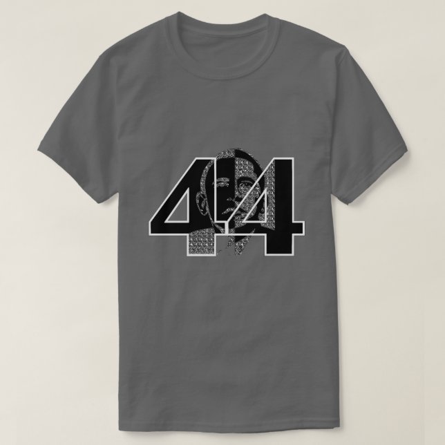 Obama 44:e presidenten T-Shirt (Design framsida)