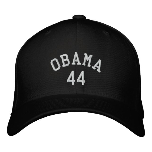 Obama 44 Embroiderad Hat Broderad Keps (Framsida)