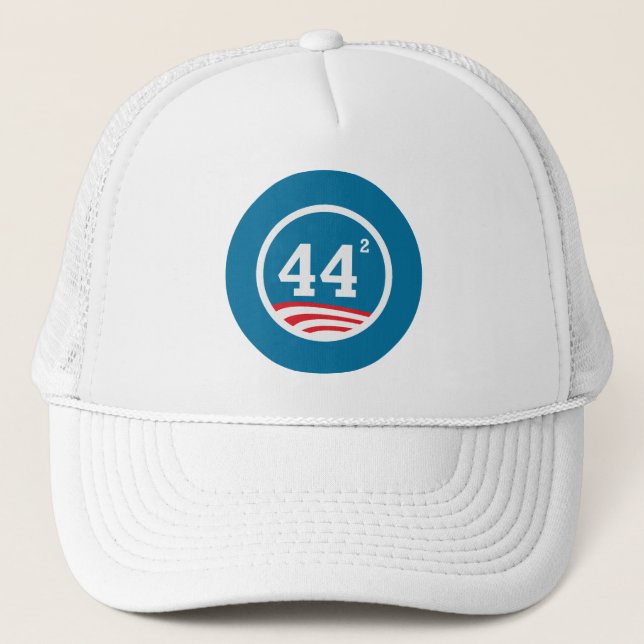Obama - 44 fyrkantiga truckerkeps (Framsida)