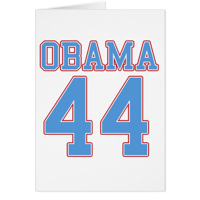 Obama - 44 hälsningskort (Framsidan)