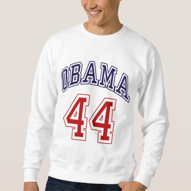 Obama 44 lång ärmad tröja (Framsida)