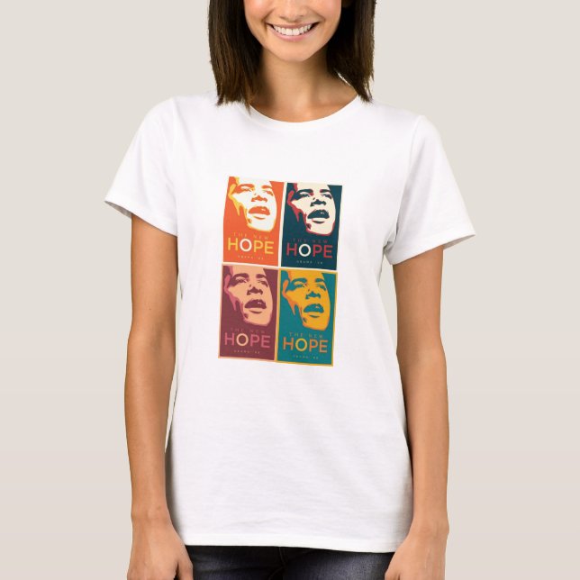 Obama 4-Pix Tee Shirt (Framsida)