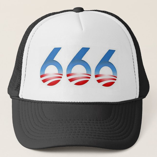 Obama 666 truckerkeps (Framsida)