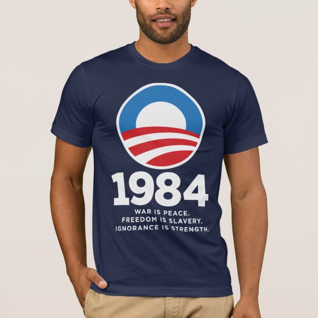 Obama '84 skjorta t-shirt (Framsida)