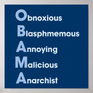 Obama-akronym Poster
