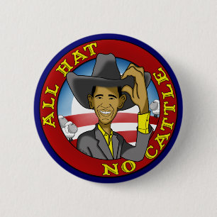 Obama all hatt inget nötkreatur knapp
