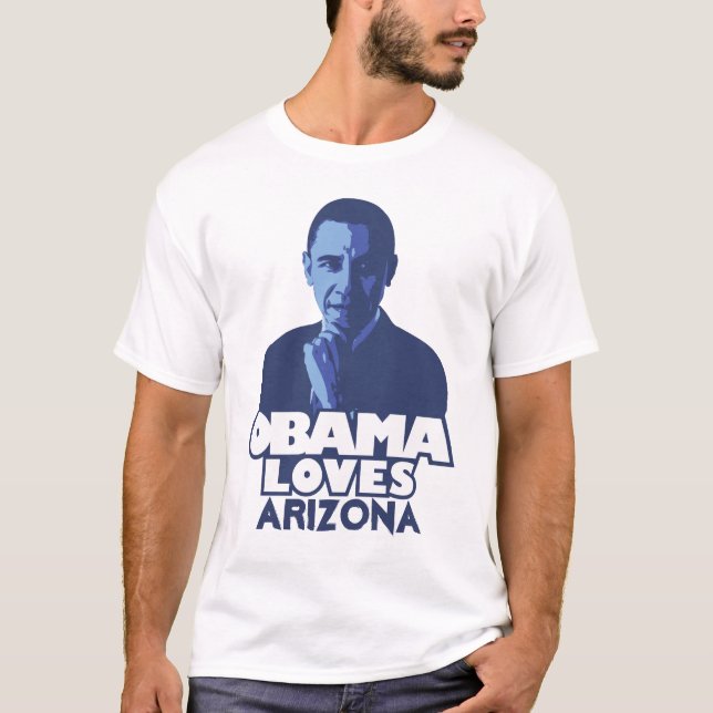 OBAMA ÄLSKAR Arizona Tröja (Framsida)