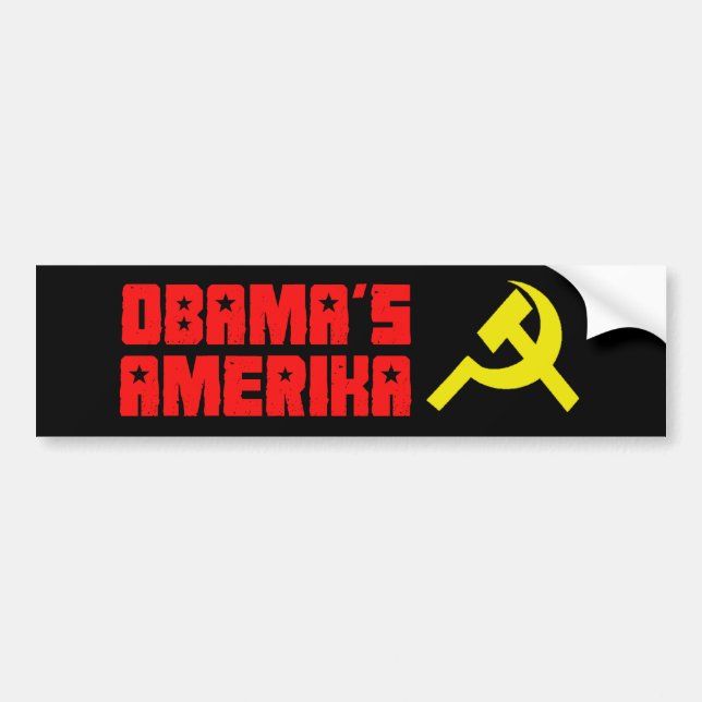 Obama Amerika 3 Bildekal (Framsidan)