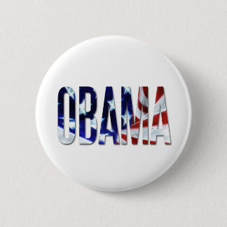Obama Amerika flagga Knapp