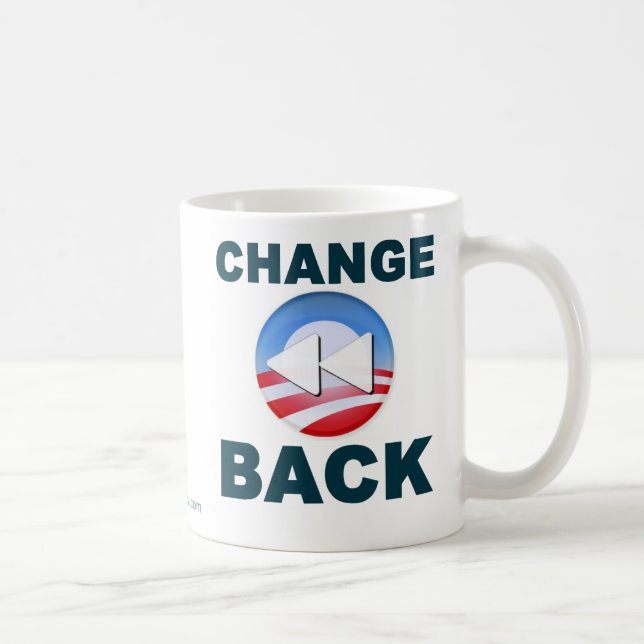 Obama:  Ändra tillbaka Kaffemugg (Höger)
