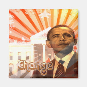 Obama-ändring Magnet