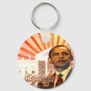 Obama-ändring Nyckelring