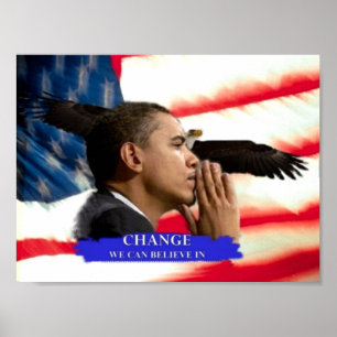 Obama ändring poster