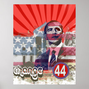Obama-ändring Poster