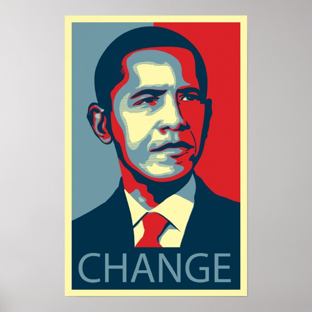 Obama-ändring Poster (Framsidan)