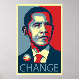 Obama-ändring Poster